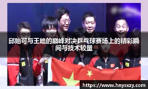 邱贻可与王皓的巅峰对决乒乓球赛场上的精彩瞬间与技术较量